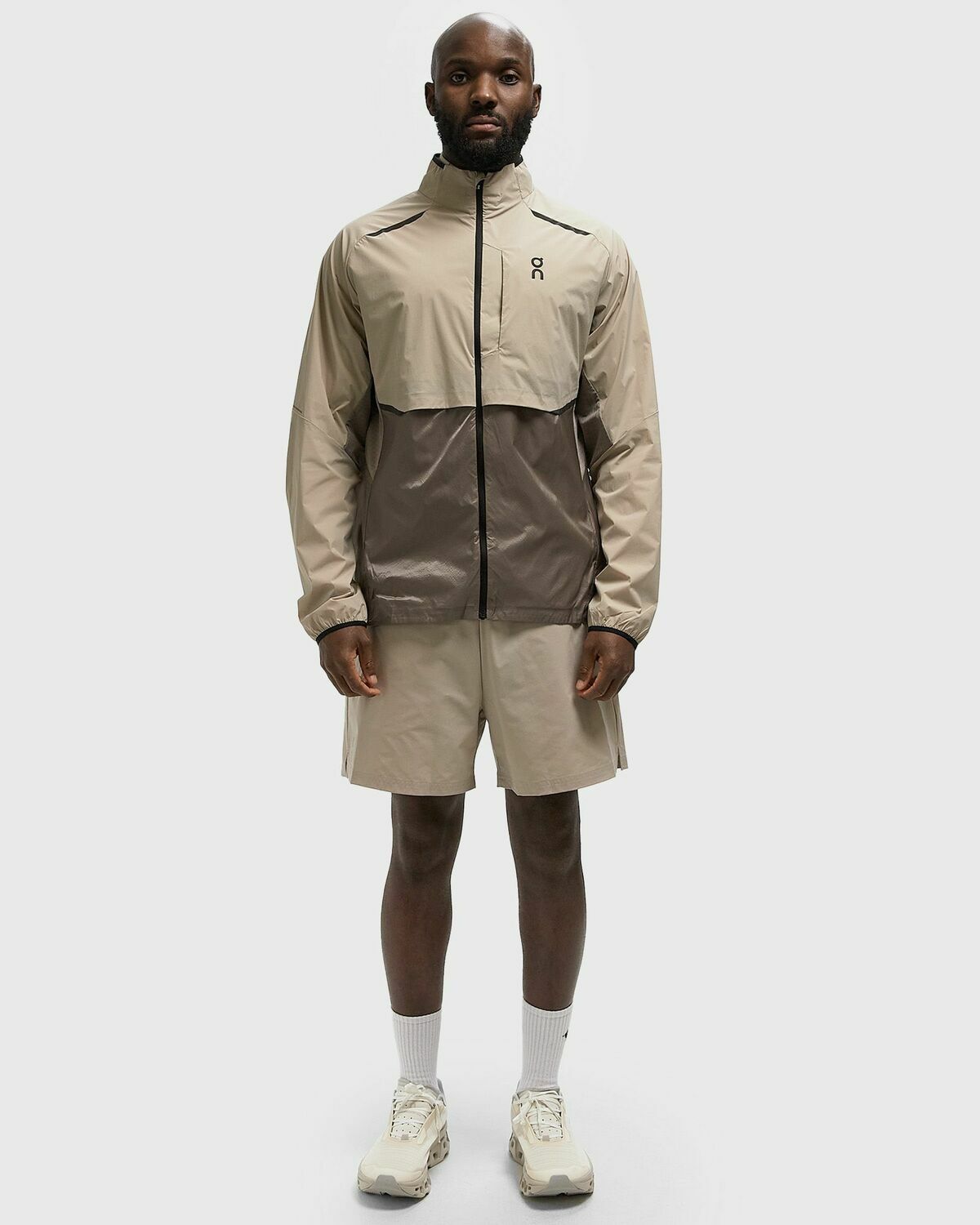 ON Weather Jacket Beige Mens Windbreaker