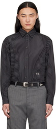 Commission Black Stripe Banker Shirt