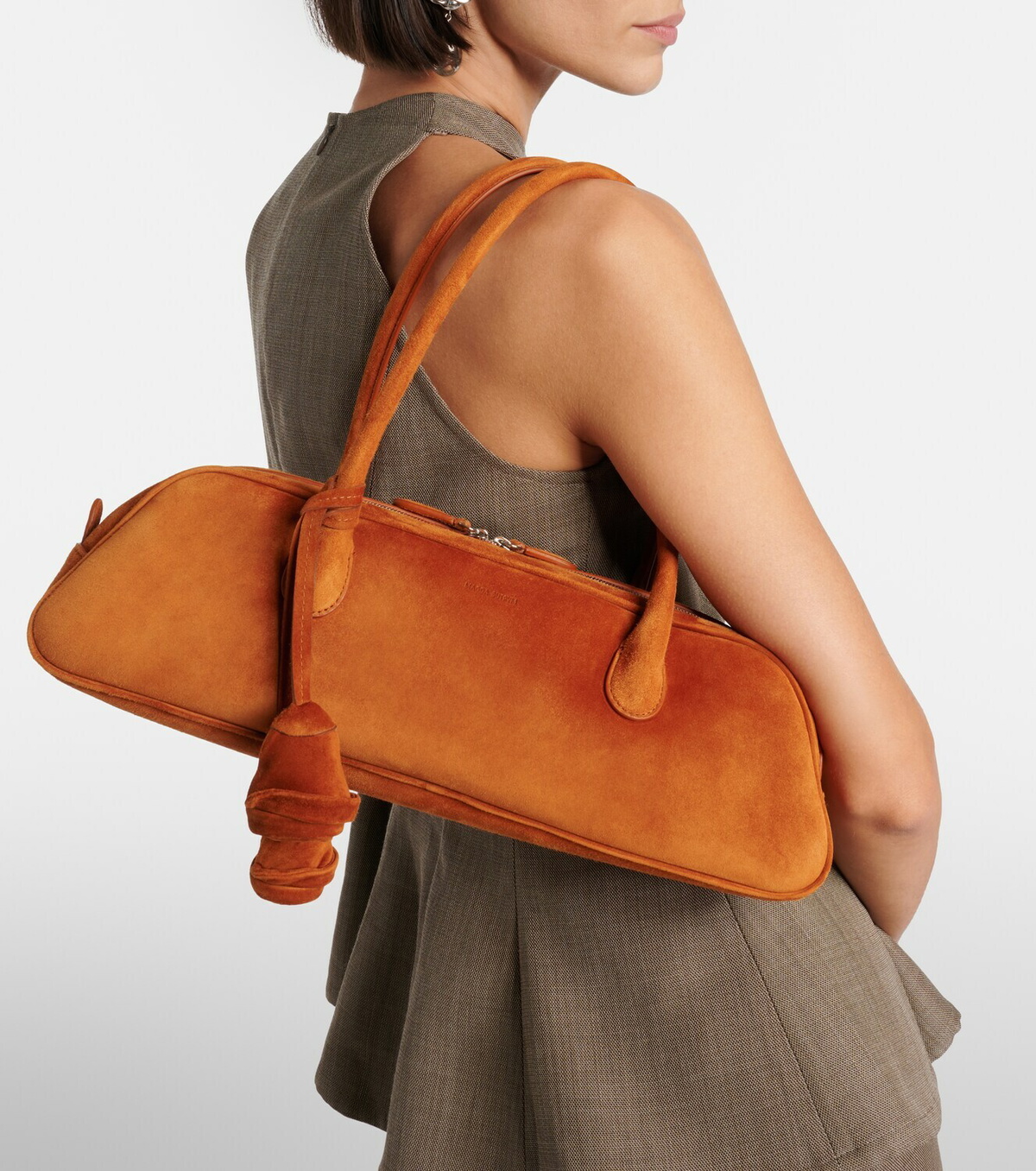 Magda Butrym Brigitte suede shoulder bag