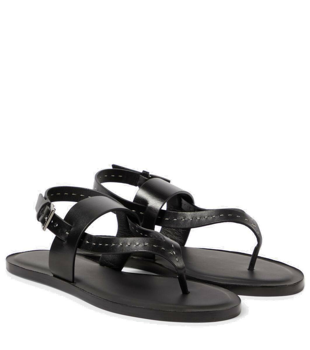 Max Mara Leather thong sandals Max Mara
