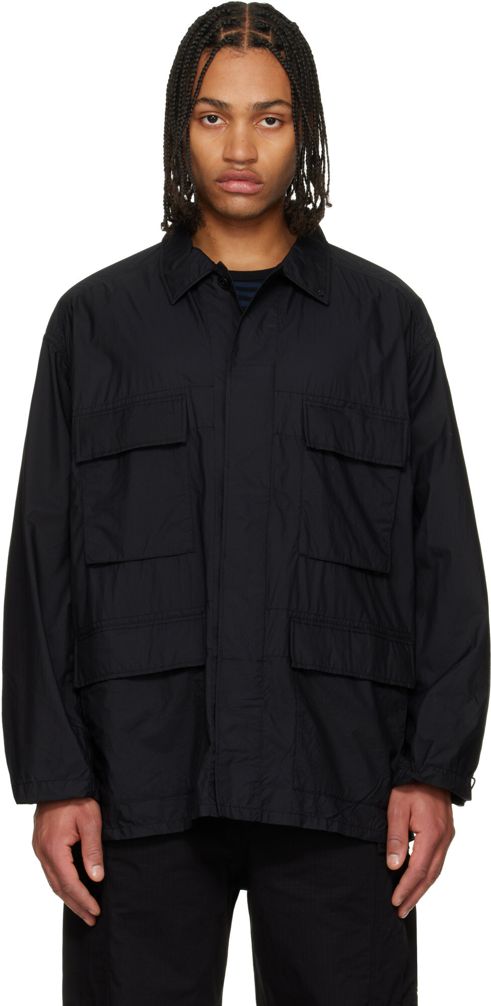 nanamica Black Light Weight Field Jacket
