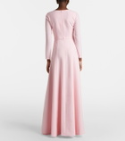 Carolina Herrera Bow-detail crêpe gown