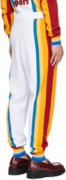 Casablanca White Striped Lounge Pants