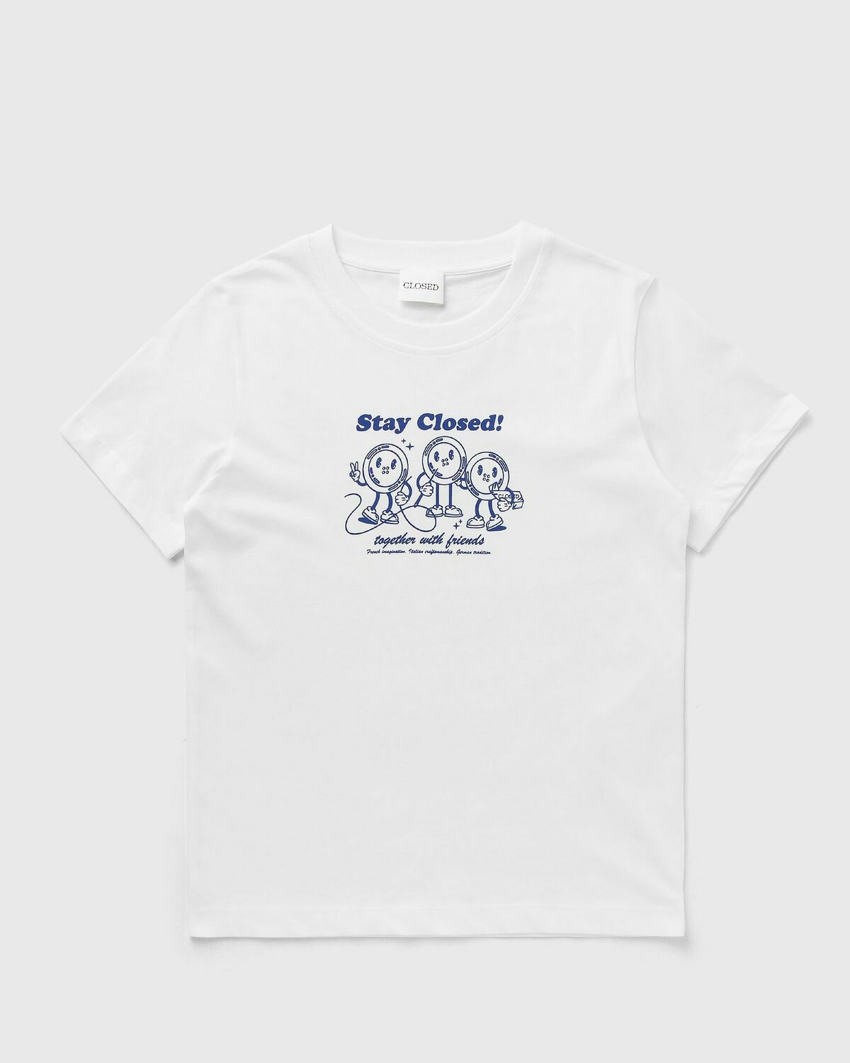 CLOSED BASIC TEE White Womens Shortsleefe