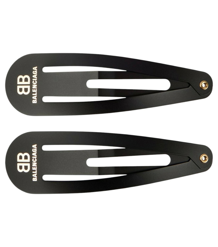 Photo: Balenciaga Holli XXL BB set of two hair clips