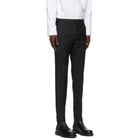 Valentino Black Wool Plain Trousers