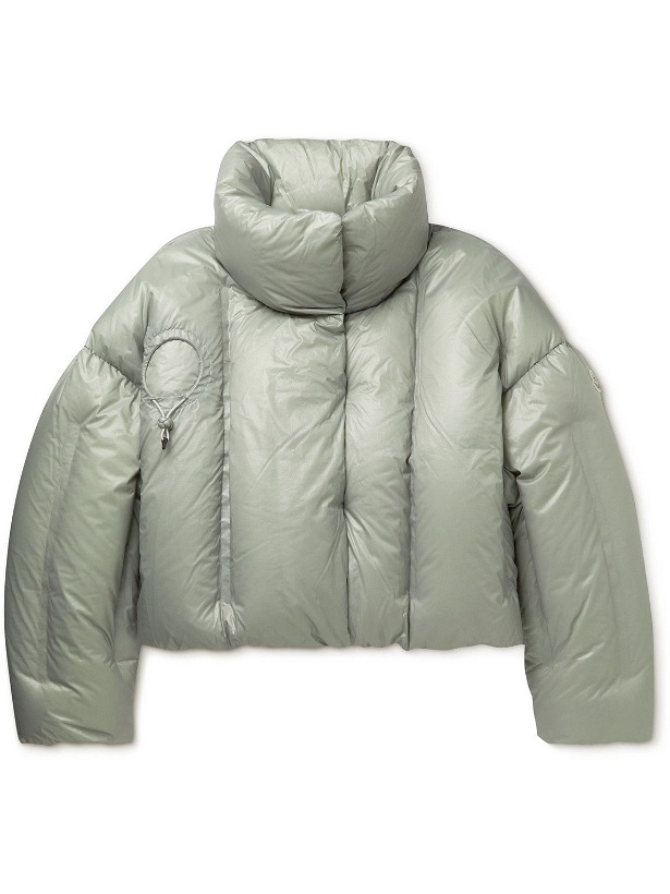 Photo: Moncler Genius - Dingyun Zhang Aloby Oversized Quilted Shell Hooded Down Jacket - Gray
