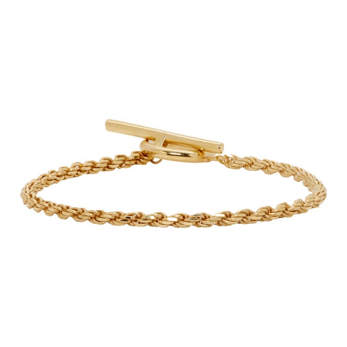 Photo: All Blues Gold Rope Bracelet