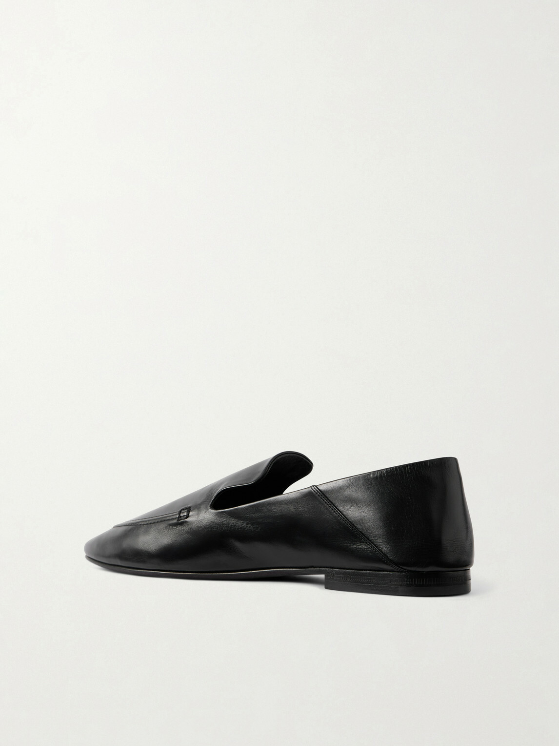SAINT LAURENT - Alain Leather Loafers - Black