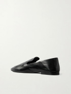 SAINT LAURENT - Alain Leather Loafers - Black