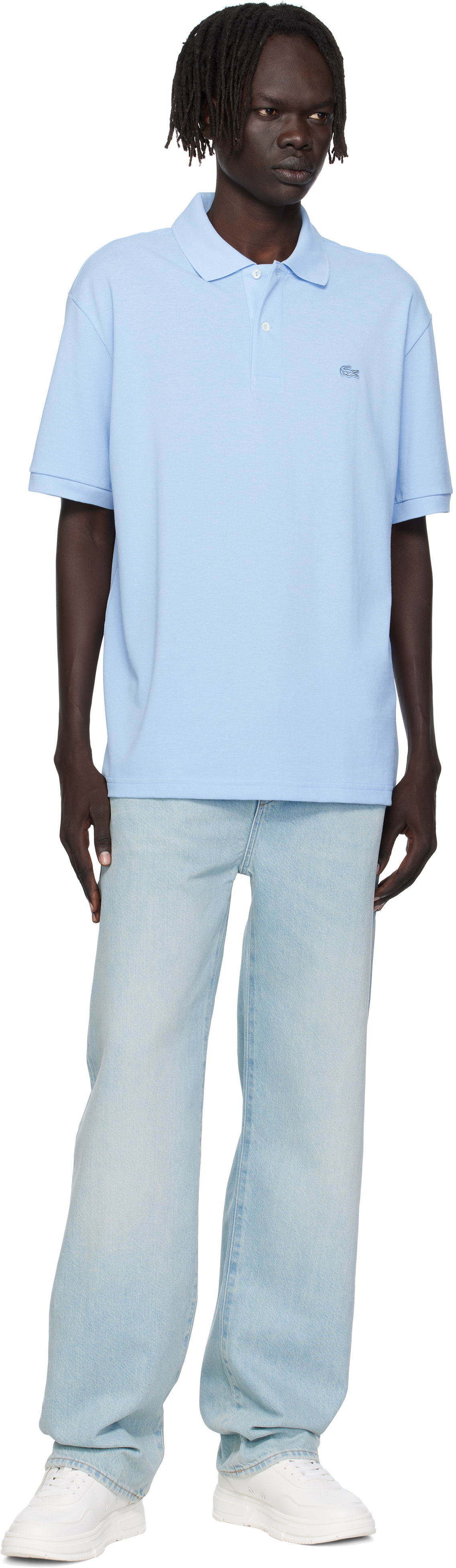 Lacoste Blue 5 Pocket Straight Cut Jeans