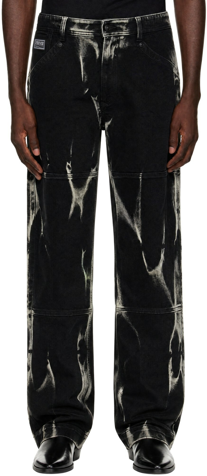 Versace Jeans Couture Black Five-Pocket Jeans
