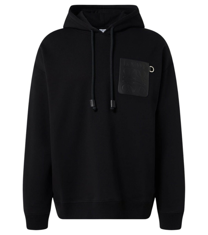 Photo: Loewe Anagram cotton jersey hoodie