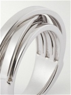 Tom Wood - Orb Rhodium-Plated Ring - Silver