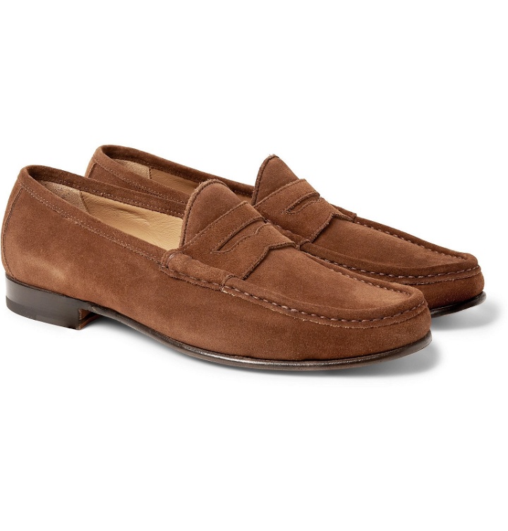 Photo: Yuketen - '70s Leather Penny Loafers - Brown