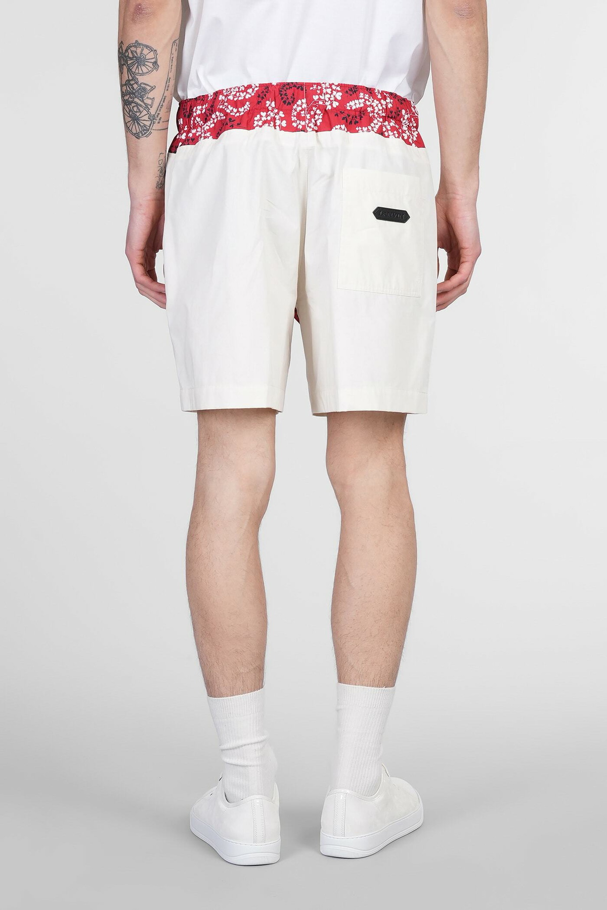 Lanvin Shorts In Beige Cotton