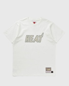 Mitchell & Ness Nba Cream Ss Tee Heat White - Mens - Shortsleeves