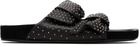 Isabel Marant Black Lennyo Bow Sandals