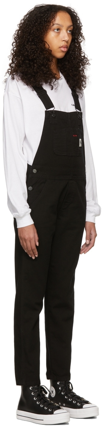 Carhartt Work In Progress Black Bib Overalls