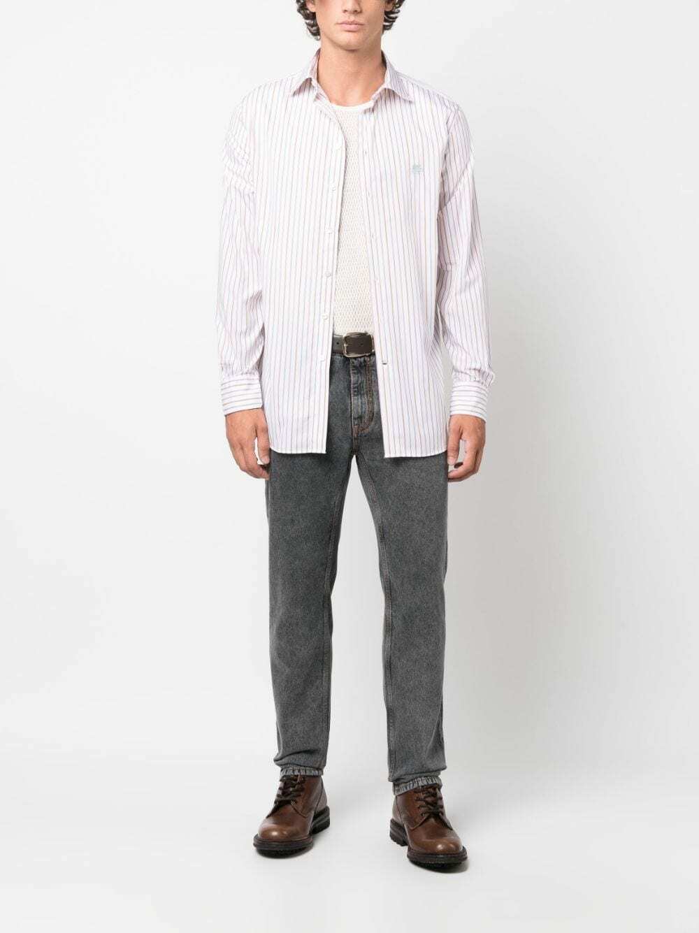 ETRO Striped Ribbed Knit Top, SIZE 40 main image 1
