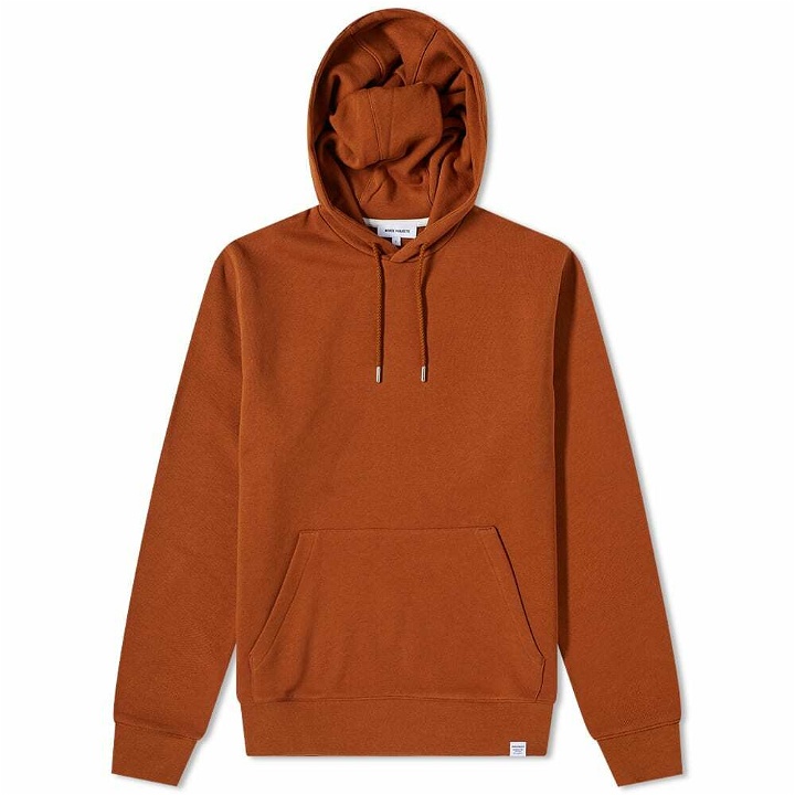 Photo: Norse Projects Men's Vagn Classic Hoody in Rufous Orange