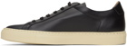 Common Projects Black Retro Vintage Low Sneakers