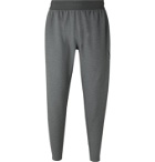 Nike Training - Tapered Dri-FIT Organic Cotton-Blend Jersey Yoga Sweatpants - Gray