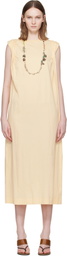 Dries Van Noten Beige Loose T-shirt Maxi Dress