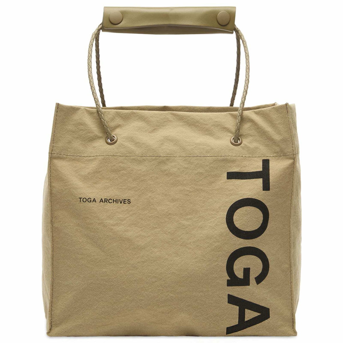 TOGA ARCHIVES Women's TOGA Logo Tote Bag in Beige 