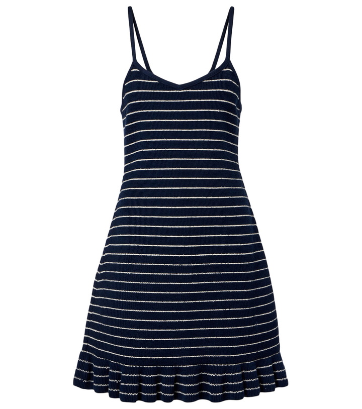 Photo: JW Anderson Striped cotton-blend minidress