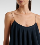 Jacquemus Voile open-back jersey top