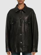 KHAITE Grizzo Lamb Leather Jacket