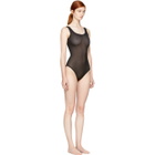 Land of Women Black Mesh Bodysuit