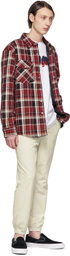 Noon Goons Red & White Plaid LBC Shirt