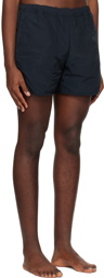 ROA Black Printed Swim Shorts