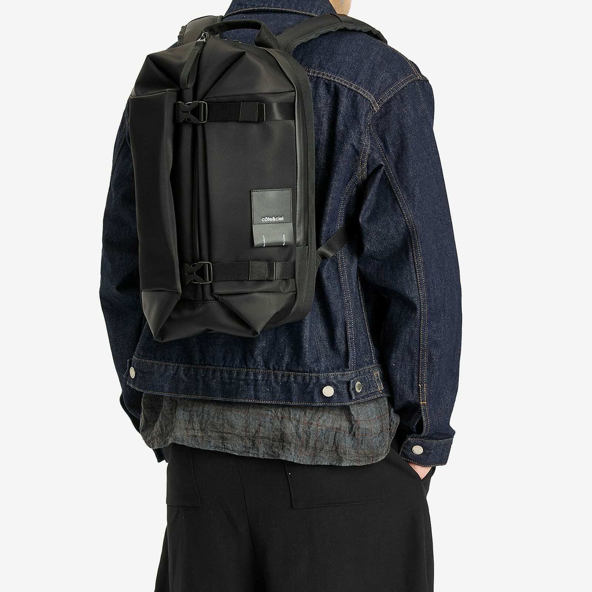 Cote&Ciel Yukon Sleek Backpack in Black 