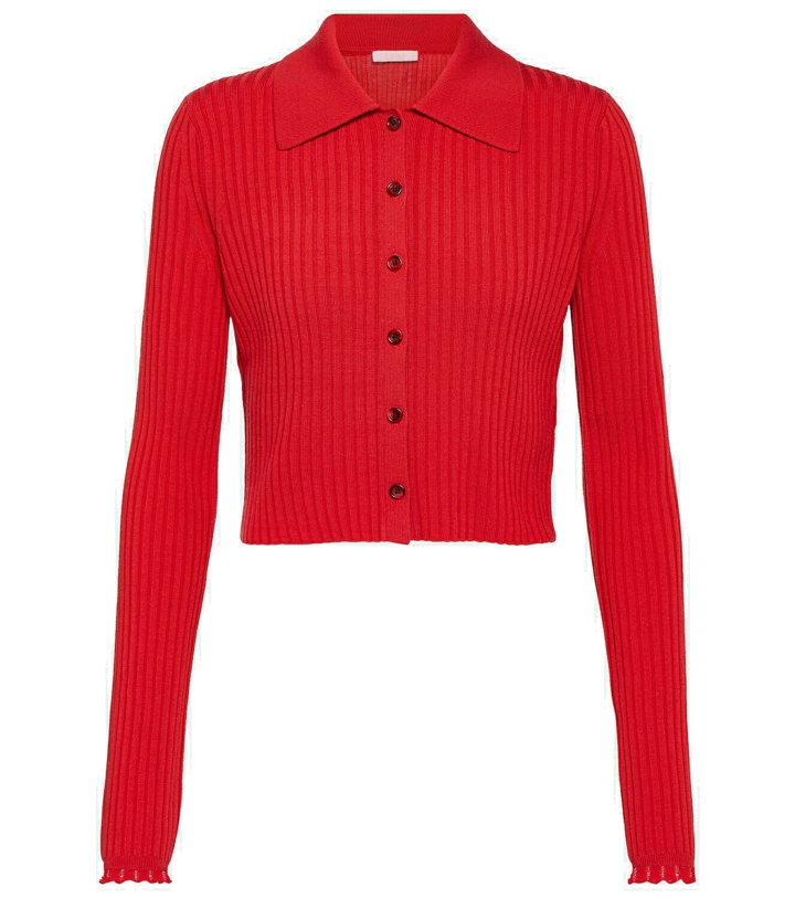 Photo: Chloé Rib-knit wool cardigan