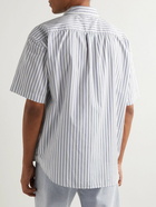 mfpen - Throwing Fits Striped Cotton Shirt - Blue