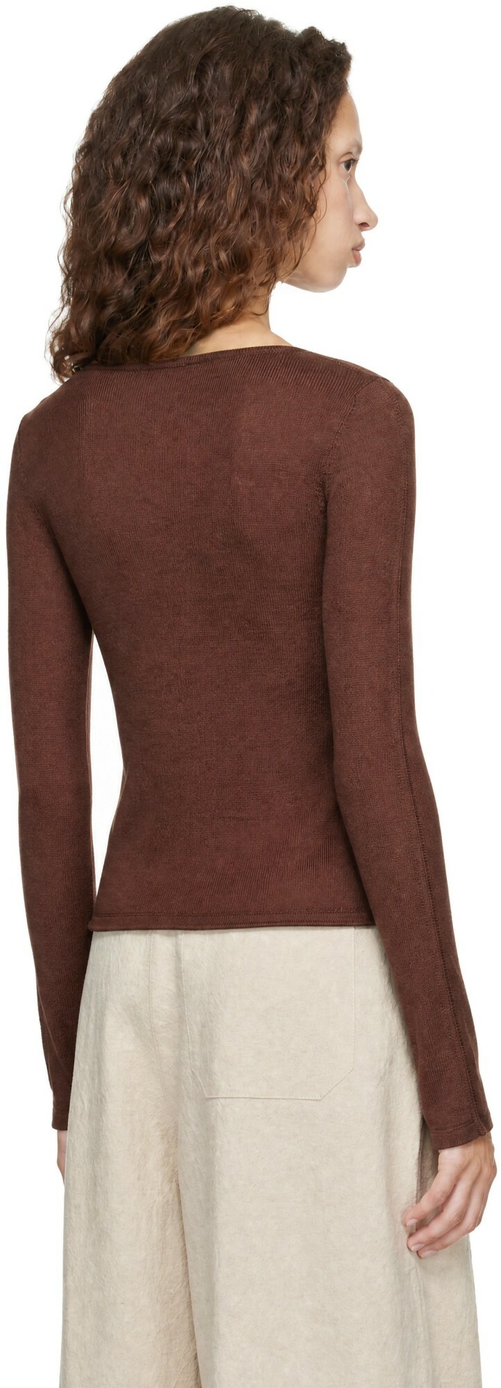 YMC Brown Natalie Cardigan