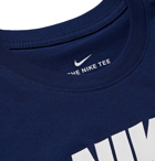 Nike - Logo-Print Cotton-Jersey T-Shirt - Men - Navy