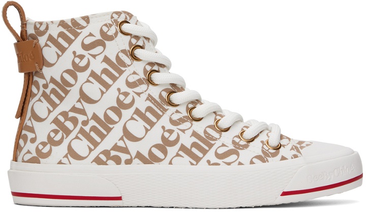 Photo: See by Chloé Off-White Aryana Sneakers