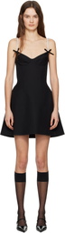 SHUSHU/TONG Black Corset Minidress