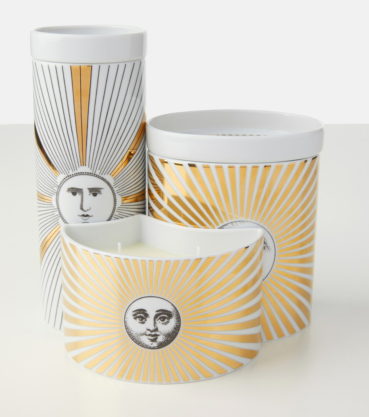 Fornasetti Nel Mentre set of 3 scented candles