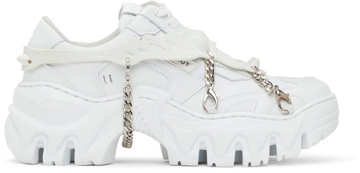Photo: Rombaut White Beyond Leather Boccaccio II Harness Sneakers