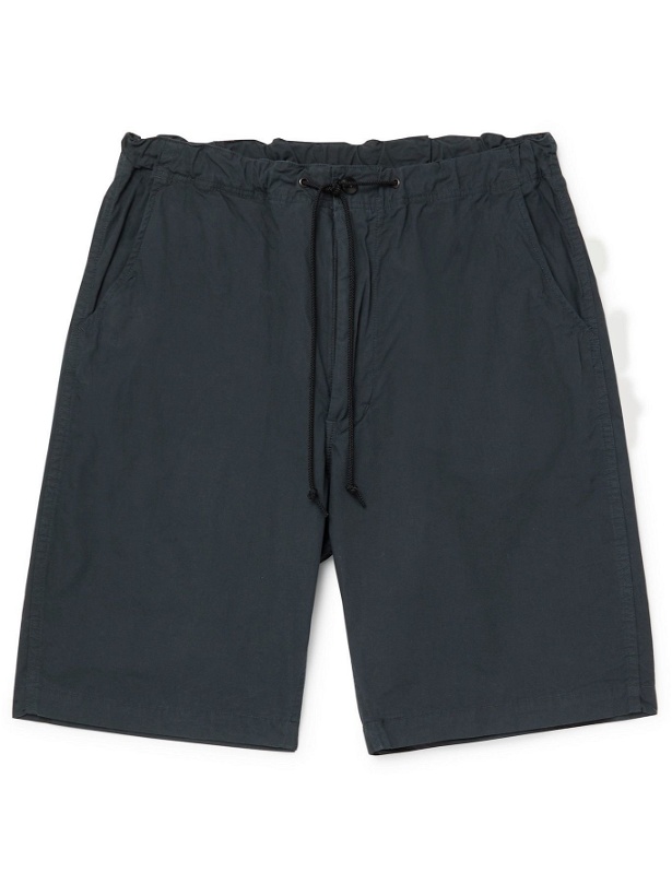 Photo: ORSLOW - New Yorker Cotton Drawstring Shorts - Gray