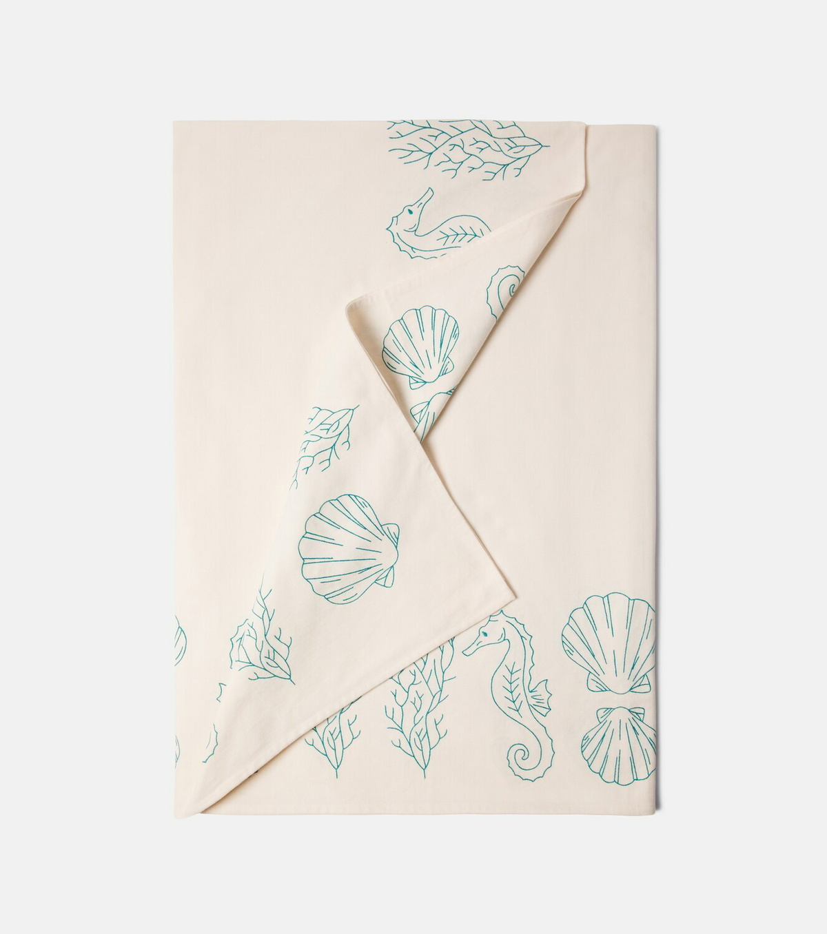 Les-Ottomans Embroidered linen tablecloth