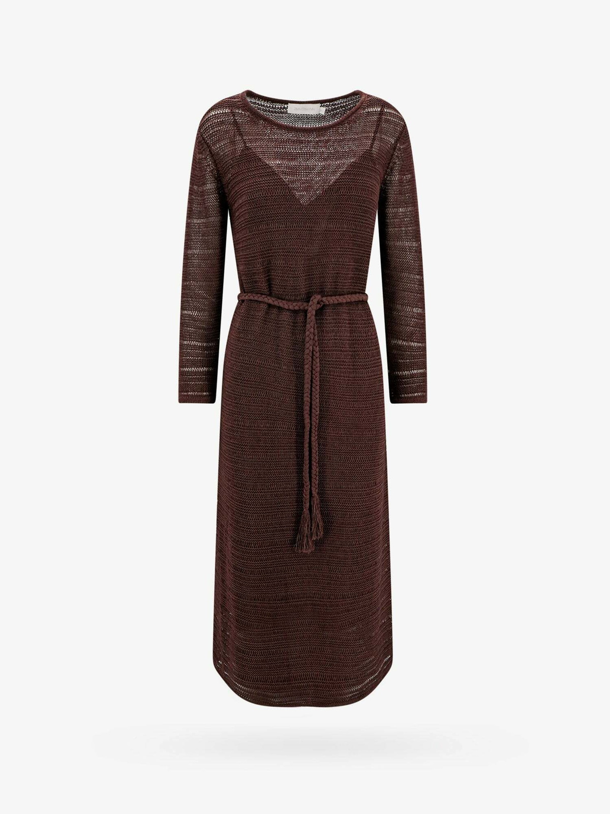 Zimmermann Dress Brown Womens Zimmermann