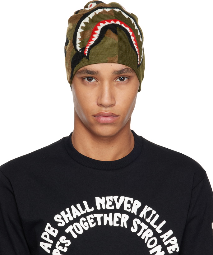 Face Mask Bape Neck Warmer BAPE Red Color Camo Knit