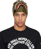 BAPE Green 1st Shark Knit Beanie