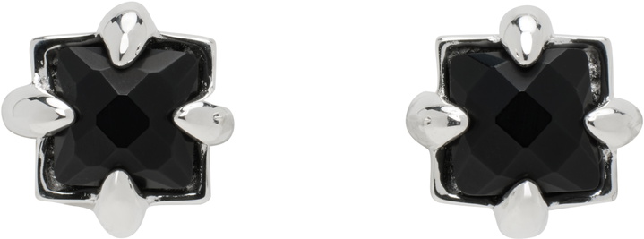 Photo: Stolen Girlfriends Club Silver Four Point Talon Stud Earrings